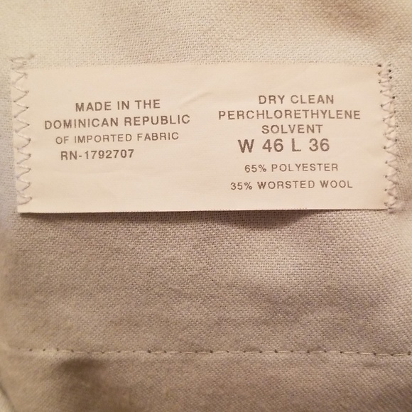 Grey Pleated Cuffed Alexander Lloyd Dress Pants - Picture 3 of 3